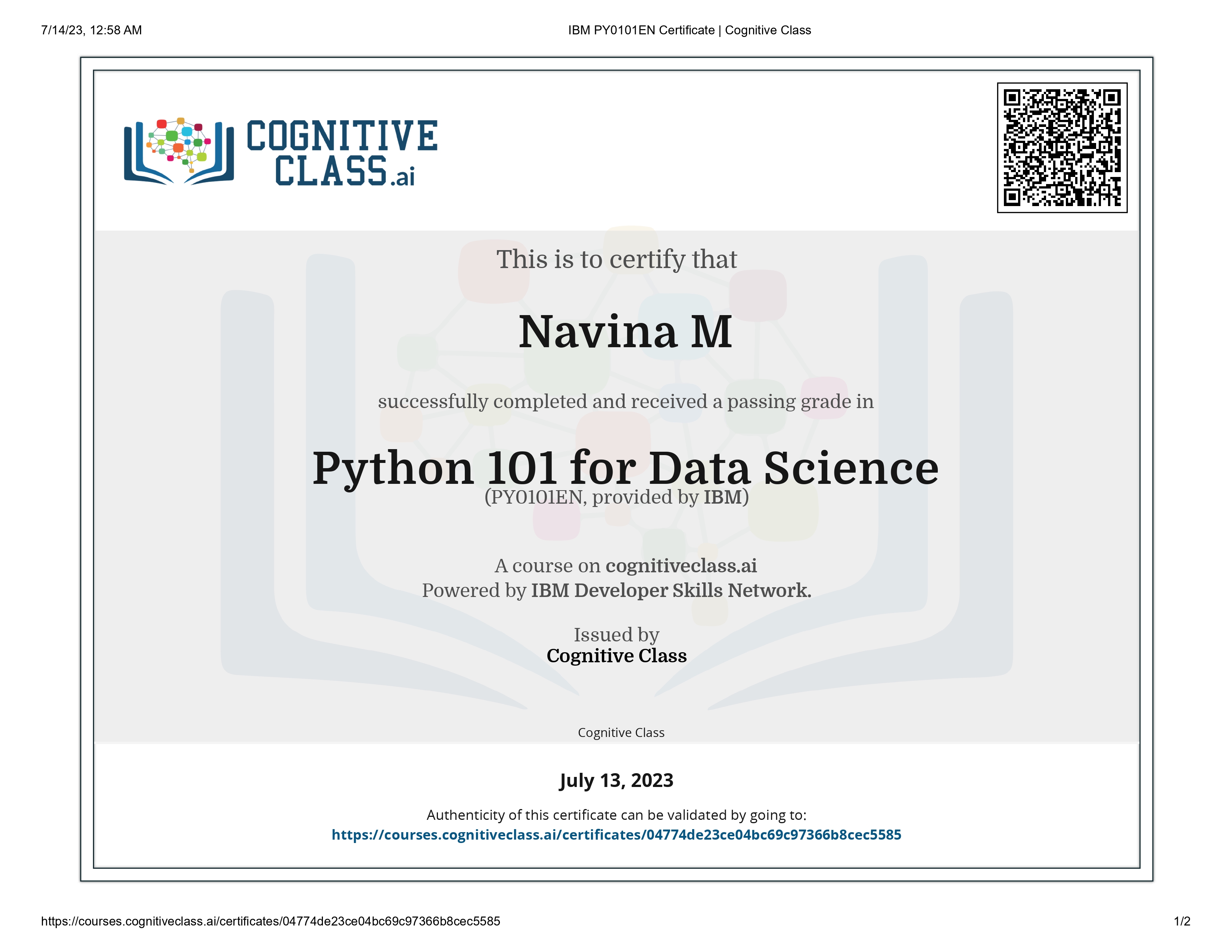 Python for Data Science (IBM)